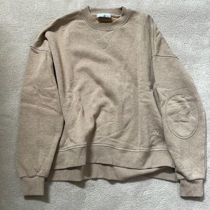 Ganni brown sweatshirt